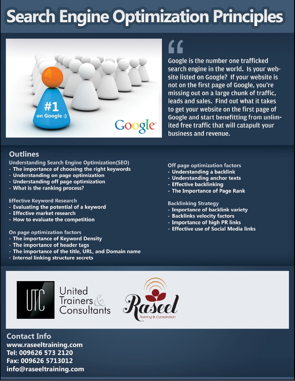 Search Engine Optimization Principles